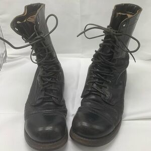 Vintage Corcoran military paratrooper jumper combat boots. Size 9c W